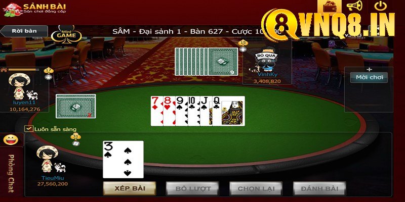 Cách tính điểm trong game bài sâm lốc online