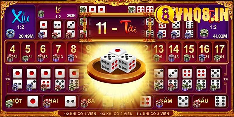 Game sicbo tài phú của nhà cái có những cửa cược nào?